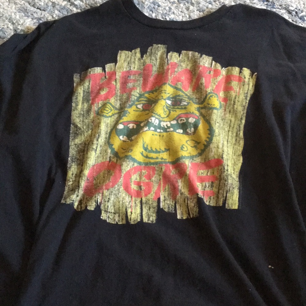 5 for $10 Shark Beware Ogre tee